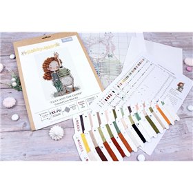 Stickset Lucy und die Gans
