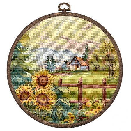 Embroidery kit The House on the Hilltop