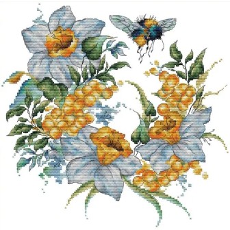 Embroidery kit Honey Afternoon