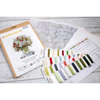 Embroidery kit The Passion Bouquet