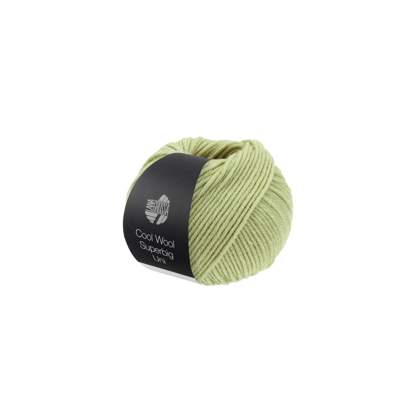 Lana Grossa Cool Wool Superbig Uni Bleekgroen 27