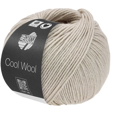 Lana Grossa Cool Wool Mélange Grijsbeige gemeleerd 1491