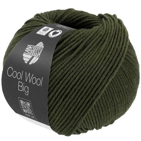 Lana Grossa Cool Wool Big Mélange Lodengroen 1695