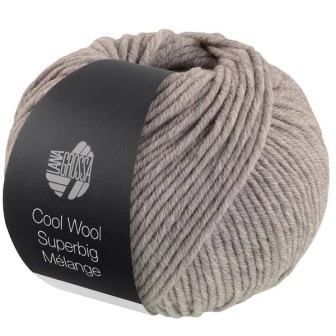 Cool Wool Superbig Mélange Graubeige meliert 215