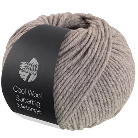 Cool Wool Superbig Mélange Graubeige meliert 215