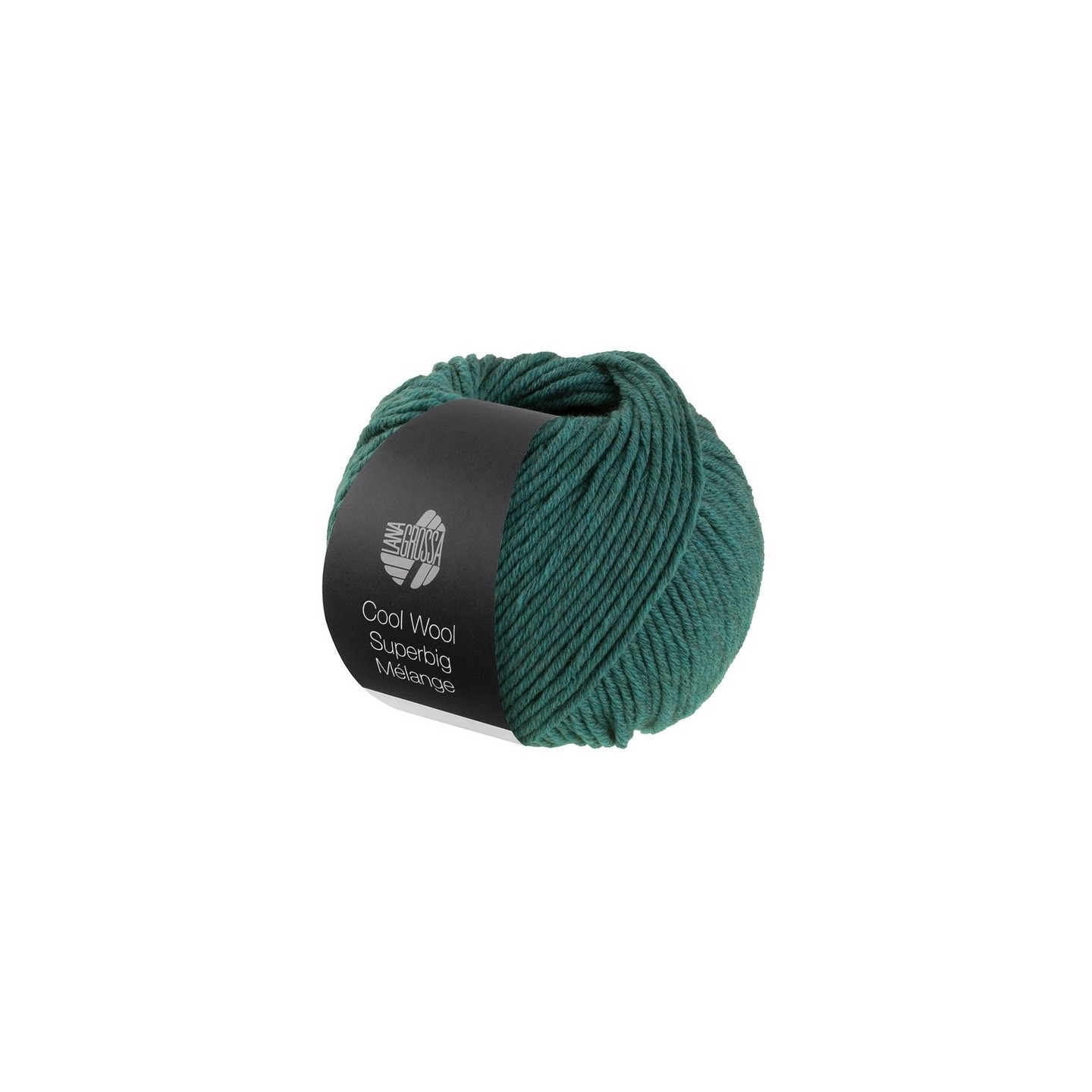 Cool Wool Superbig Mélange Dunkelgrün 210