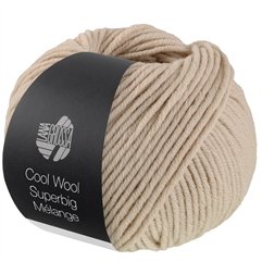 Lana Grossa Cool Wool Superbig Mélange Beige 214