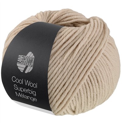 Lana Grossa Cool Wool Superbig Mélange Beige 214