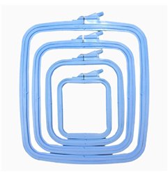 Borduurring Nurge 19,5 x 22 cm pastelblauw