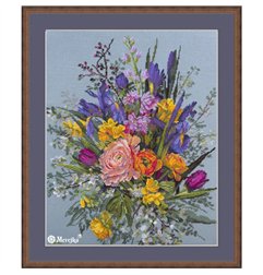 Kit de broderie L'éveil du jardin