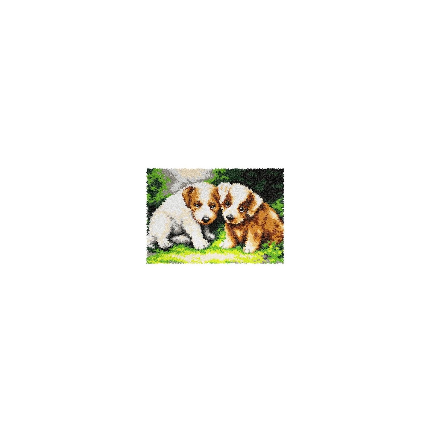 Latch hook rug kit Puppies 4176