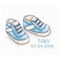 Kit de broderie Chaussures de bébé