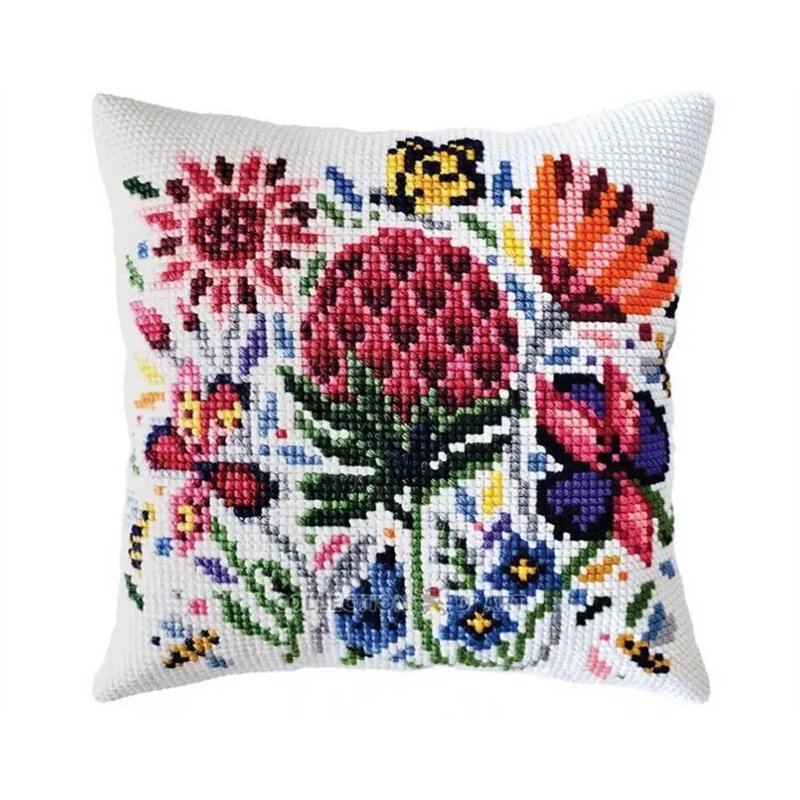 Kreuzstichkissen Wiesenklee 5464