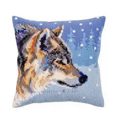 Borduurkussen Winterdieren 5303
