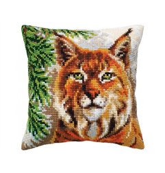 Borduurkussen Lynx 5438