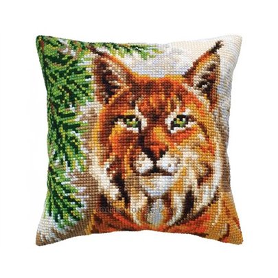 Kreuzstichkissen Luchs 5438