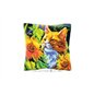 Borduurkussen Kat in zonnebloemen 5502
