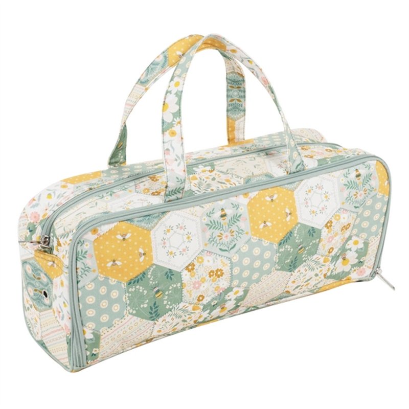 Stricktasche Patchwork-Biene