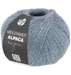 Lana Grossa Meilenweit 100 Alpaca 2011 Grijsblauw