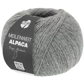 Lana Grossa Meilenweit 100 Alpaca 2014 Grijs