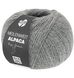 Lana Grossa Meilenweit 100 Alpaca 2014 Grijs