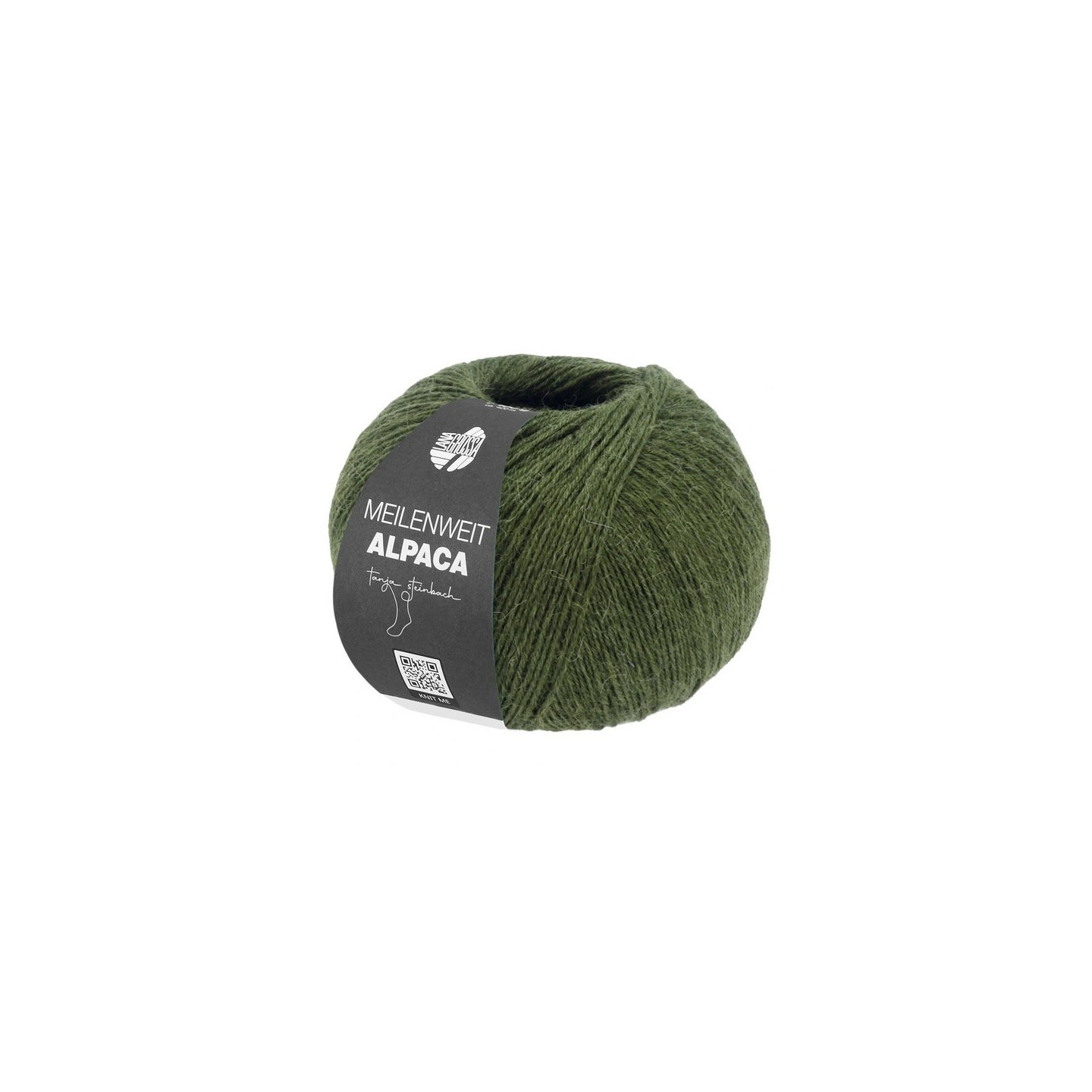 Lana Grossa Meilenweit 100 Alpaca 2017 Donker olijgroen