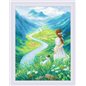 Embroidery kit Where does the river flow Embroidery kit Where does the river flow