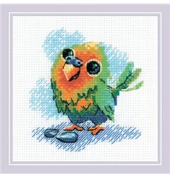 Riolis Kit de broderie Petit perroquet