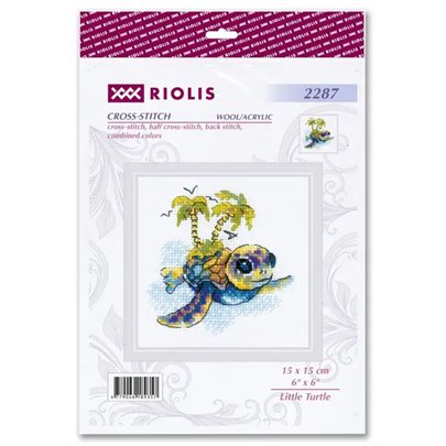 Embroidery kit Little Turtle
