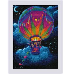 Riolis Embroidery kit Hot Air Balloon
