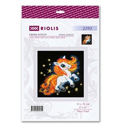 Riolis Stickset Flammenreiches Fohlen