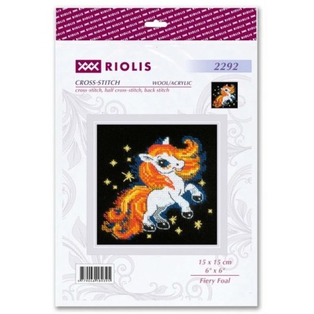 Stickset Flammenreiches Fohlen