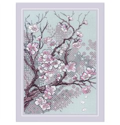 Riolis Kit de broderie Fleurs de prunier