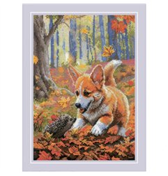 Riolis Kit de broderie Rencontre en forêt