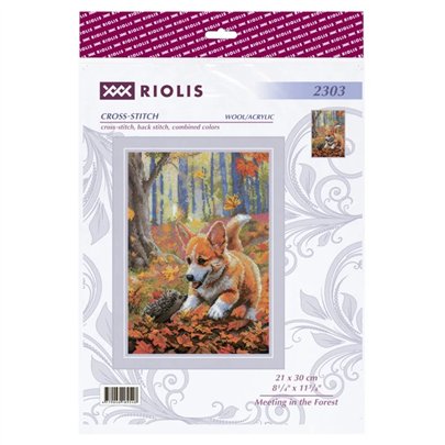 Kit de broderie Rencontre en forêt