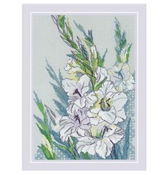 Riolis Embroidery kit White Gladioli