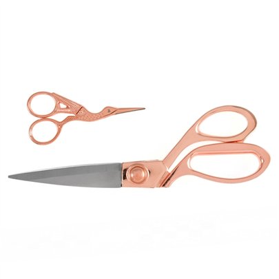 Scissors Set Dressmaking and Embroidery Rose Gold