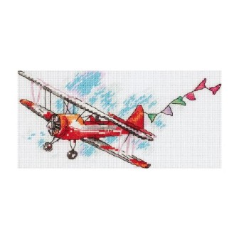 Embroidery kit  Biplane