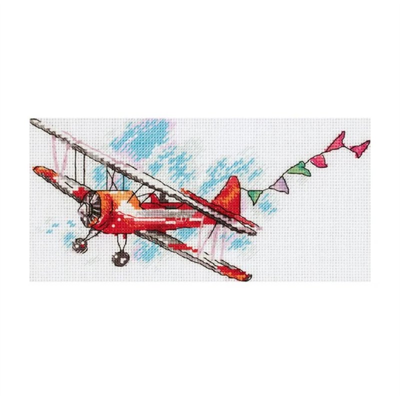 Embroidery kit  Biplane