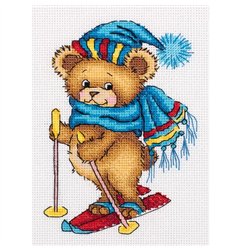 Borduurpakket Skiënde beer