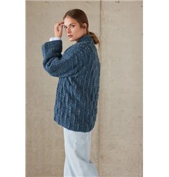 Cardigan au crochet FJ70M32
