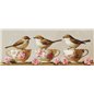 Stickset Drei zierliche Vögel Stickset Drei zierliche Vögel