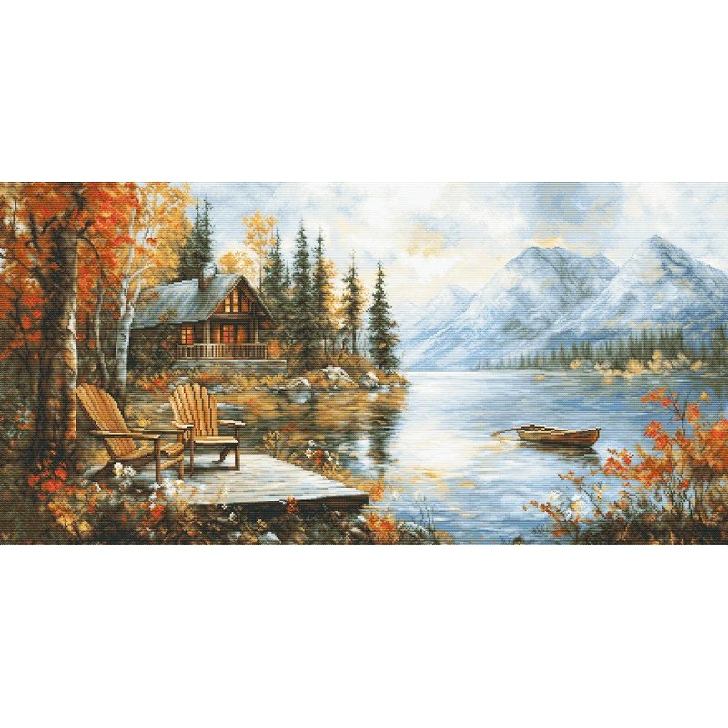 Embroidery kit Echoes of a Golden Season Embroidery kit Echoes of a Golden Season
