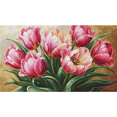 Luca-S Borduurpakket Sierlijke Tulpen