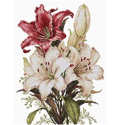 Luca-S Embroidery kit The scent of Lilies