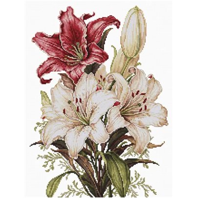 Kit de broderie Le parfum des lys
