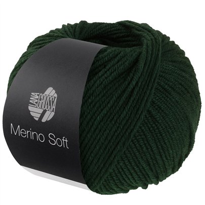 Lana Grossa Merino Soft 015 Donkergroen