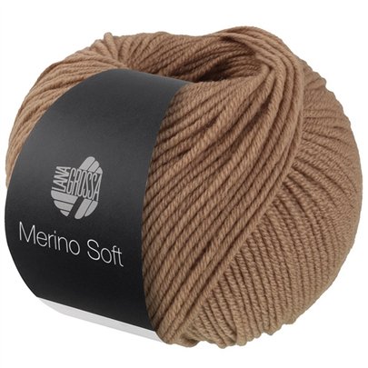 Lana Grossa Merino Soft 018 Lichtbruin