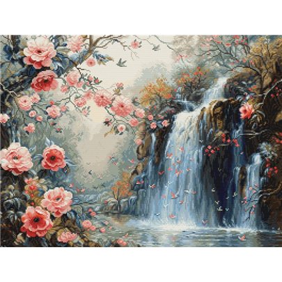 Luca-S Kit de broderie Cascade cristalline