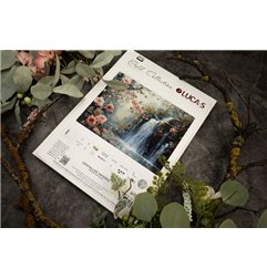 Embroidery kit Crystalline Waterfall